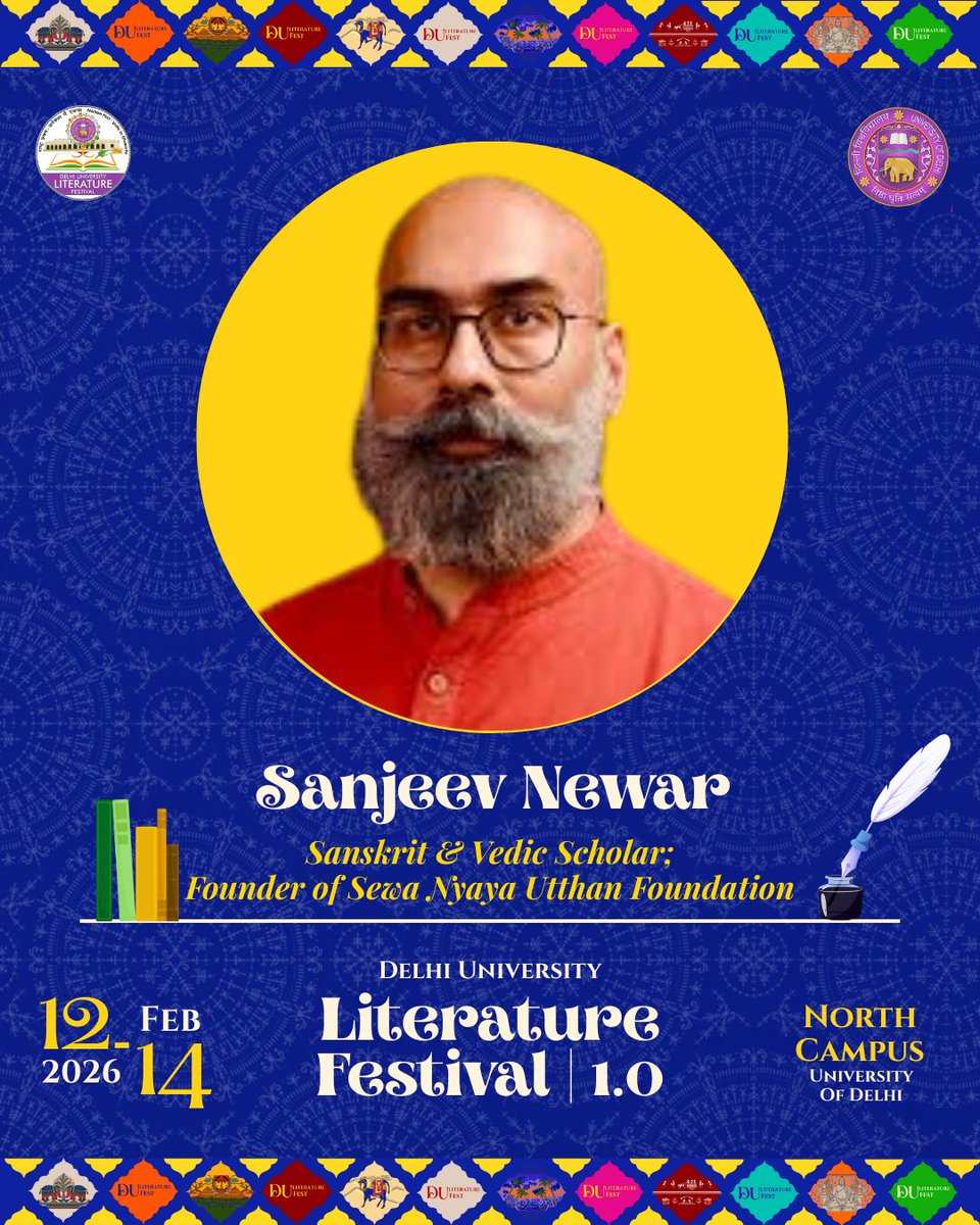 Delhi University Literature Festival tweet media