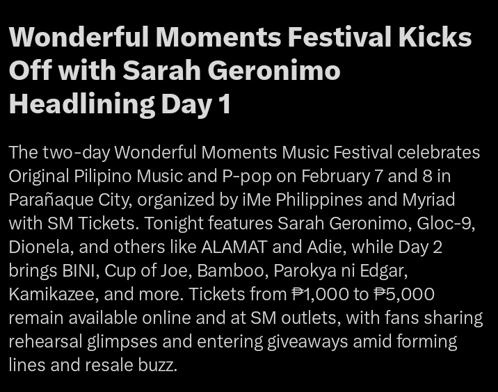 X Today's News

Wonderful Moments with SARAH G