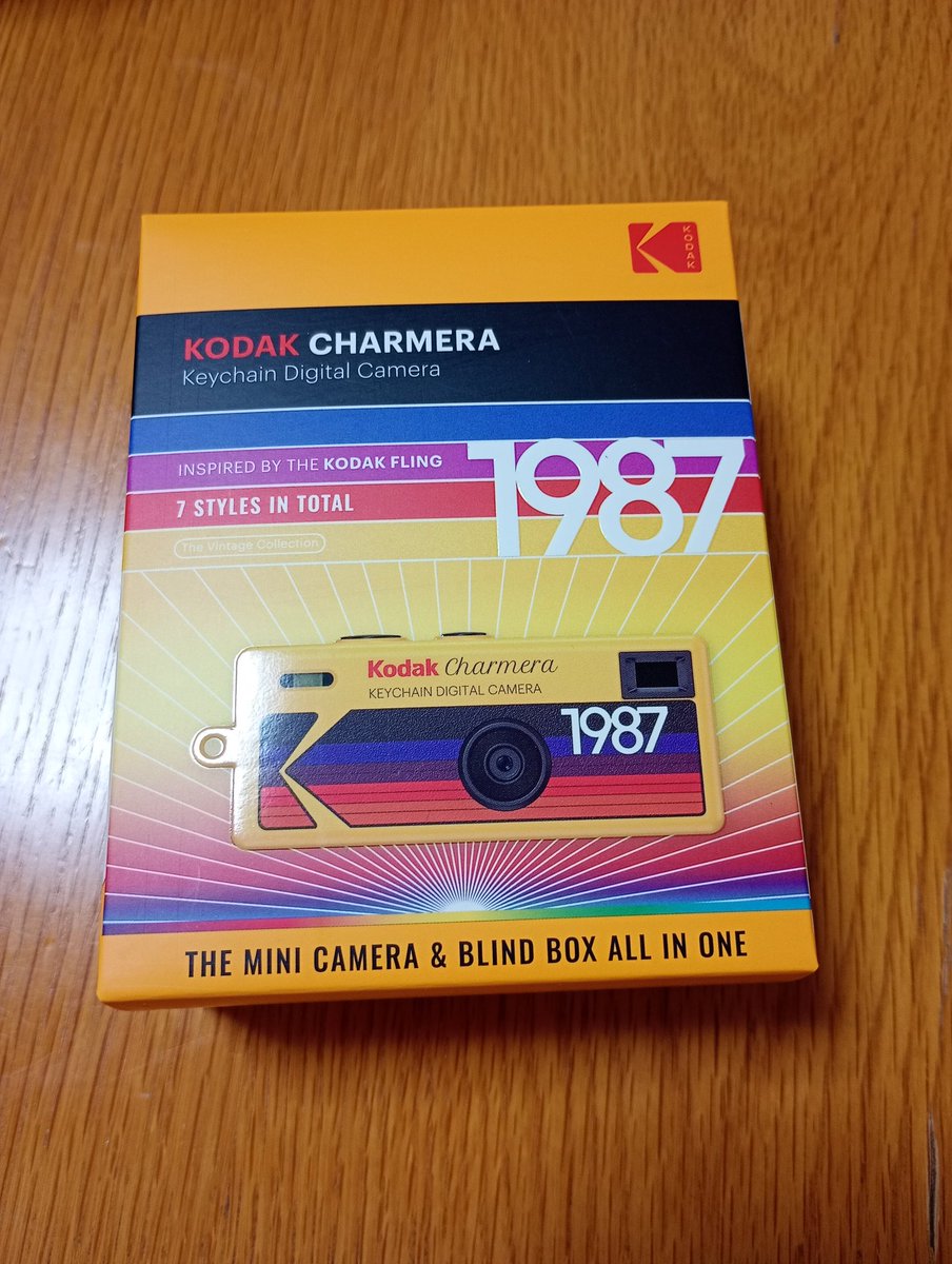 dontoyobareta's tweet photo. KODAK CHARMERA
ゲット〜😆!!
キャワイ〜!
キーチェーン デジタル カメラでございます!
#codak
#charmera
#keychaindigitalcamera
#コダック https://t.co/uYtkxysI2i