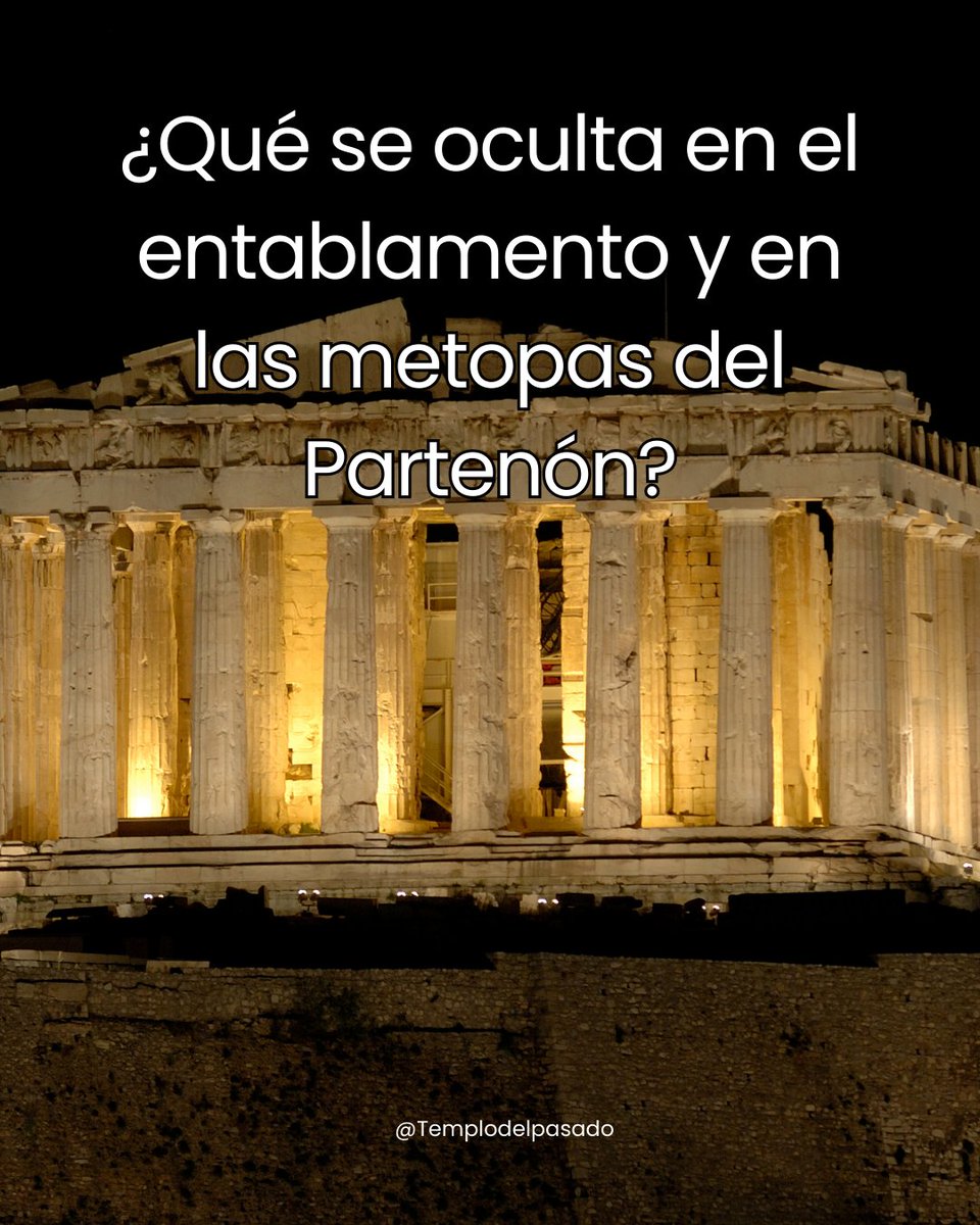 templodelpasado's tweet photo. 🏛 El entablamento y las metopas del Partenón...
💁🏻♀️ Post completo en IG:
https://t.co/EOK2fEJbnM
#Partenón #ArteGriego #ArquitecturaClásica #Metopas #Entablamento https://t.co/JeOLsccAm3