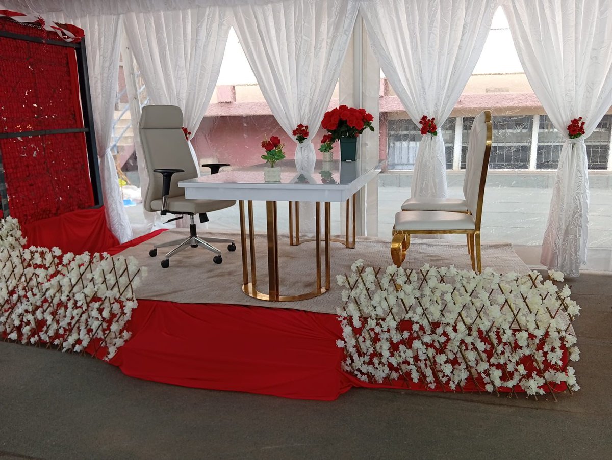 AGOfficeKenya's tweet photo. Earlier today, the Office of the Attorney General hosted a civil marriage ceremony at the newly established VVIP Lounge. 

The facility, set up ahead of the Valentine’s season, is designed to provide a dignified, serene and welcoming environment for the solemnization of civil unions.

The successful hosting of the ceremony marks a significant step in enhancing the quality of service delivery at the Office, while creating a more personalized and respectful experience for couples choosing to formalize their unions through civil marriage.

The establishment of the VVIP Lounge reflects the Office’s broader commitment to continuous improvement, citizen-centered services and the creation of spaces that uphold the dignity and importance of key life milestones. 

As Valentine’s Day approaches, the new facility adds a meaningful touch to celebrations of love, commitment and partnership.