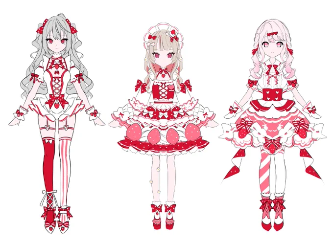 ずしり衣装案 にじそでアクスタになります