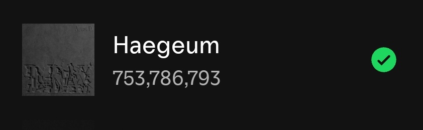 A consistent 1.5M daily streams can seal two records for yoongi. For the biggest fandom in the world, that’s more than doable so why not unite once &amp; secure this for him?
Yoongi is BTS and this record belongs to him. Stream with intention. Let’s make history!

#HaegeumTo1Billion