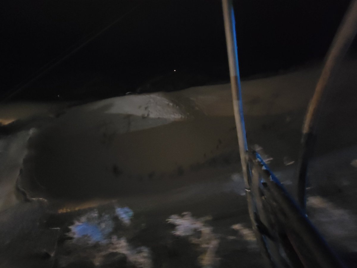 夜の神鍋マウンテンの火口