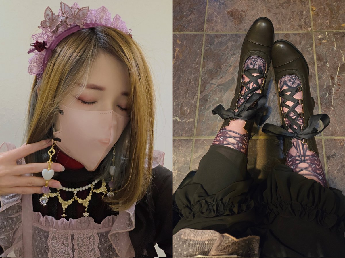 kinoharui_LILAC's tweet photo. カチュがどうしてもしたかったので!タブリエは色味が違うんだけど、蝶々とは近いからいいかなってへへ
お洋服&タイツ #abilletage 様 #axesfemme 様
アクセ #CIRQUE 様 #MILHAE 様 #ONIS 様
バッグチャーム #蝶の紡ぎ詩 様
バッグ #limboussole 様(#バルドゥリスト)
ブーツ MODO
春依のお洋服 https://t.co/qDlWU6sAF9