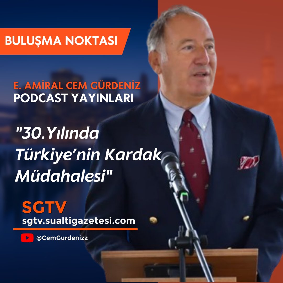 sualtigazetesi's tweet image. SGTV - E. Amiral Cem Gürdeniz Podcast Yayınları &amp;amp; MAVI VATAN KONFERANSLARI
"30.Yılında Türkiye’nin Kardak Müdahalesi"
sgtv.sualtigazetesi.com/em-amiral-cem-…
whatsapp: 0537 562 36 03
#sgtv #sgyelken #sgproject #sailnews #sgtvstream