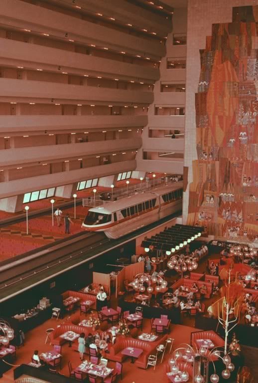 The stunning retro futurism of the Disney Contemporary Resort