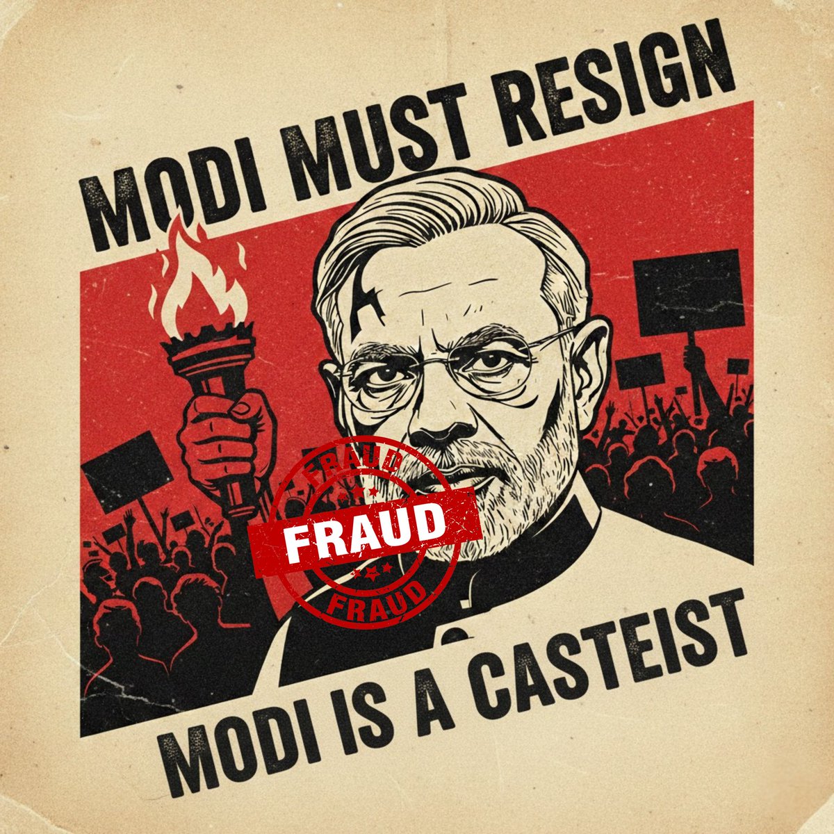 TheMishra_'s tweet photo. Pradhan is just a pawn. Modi is the kingpin behind all casteist policies. Modi must resign now.

#PradhanResignNow https://t.co/tRLahYmLSH