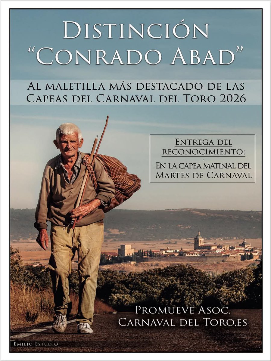 Cobrado Abad, el eterno maletilla, tendrá su merecida distinción en el Carnaval del Toro