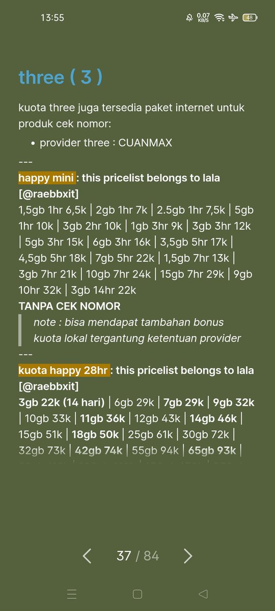 lala — order via wa/tele tweet media