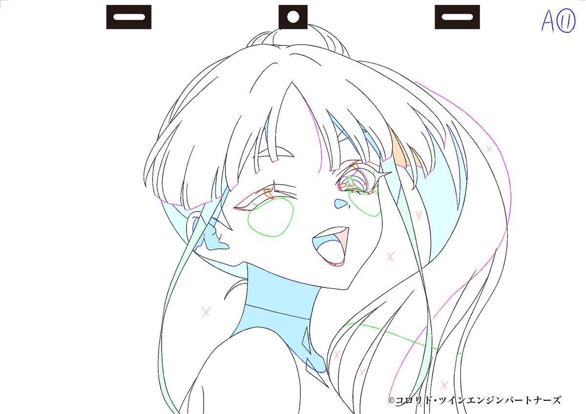 #超かぐや姫
#CosmicPrincessKaguya 

『よねっ！』の動画を担当させて頂いてました✍️
原画様が中割りにも言及してくださっていたのが嬉しかったので思い切って載せてみます🌙
弱小すぎるアカウントなので、見つけてくださった方にはゲーミング電柱に出逢うような幸運が舞い降りることを祈ってます🎋