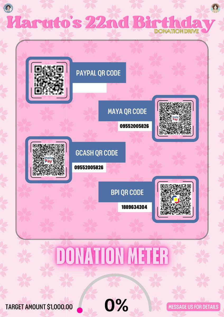 𝗛𝗔𝗥𝗨𝗧𝗢’𝘀 𝟮𝟮𝗻𝗱 𝗕𝗶𝗿𝘁𝗵𝗱𝗮𝘆 — 𝗗𝗼𝗻𝗮𝘁𝗶𝗼𝗻 𝗗𝗿𝗶𝘃𝗲

In celebration of HARUTO’s 22nd birthday, we humbly invite Teumes to join our Donation Drive for his birthday projects.

FORM: forms.gle/TPPt6vJs3A9tzP…

#HARUTO #하루토 #ハルト #温斗