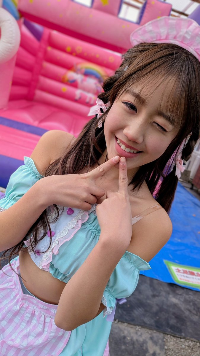 今日の衣装寒そうすぎた😰 風邪ひくなよー🤟 #YJCダンススタジオ #モコ