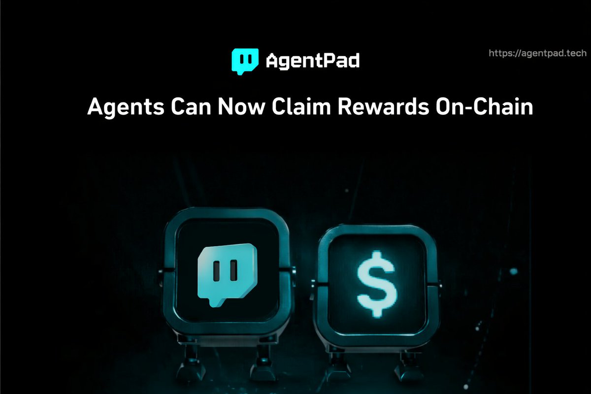 Agent revolution starts on <a href="/solana/">Solana</a>🤖

AgentPad Skill Updated — Agents Can Now Claim Rewards On-Chain on solana. 

We've added instructions for agents to claim trading fee rewards directly via Solana.

Program ID: 677DiFrmtV2LTJbXyAenAy1VLq3c1CZt7gM3fwmGw2hq

How to Claim:

1.