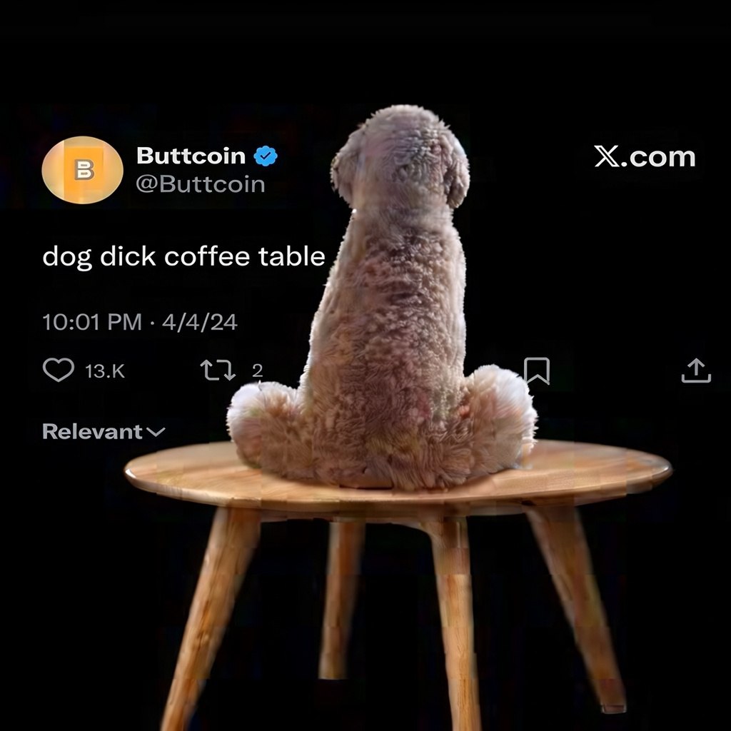 Telling my normie friends the next big tech in finance is a dog dick sitting on a coffee table.

$ddct