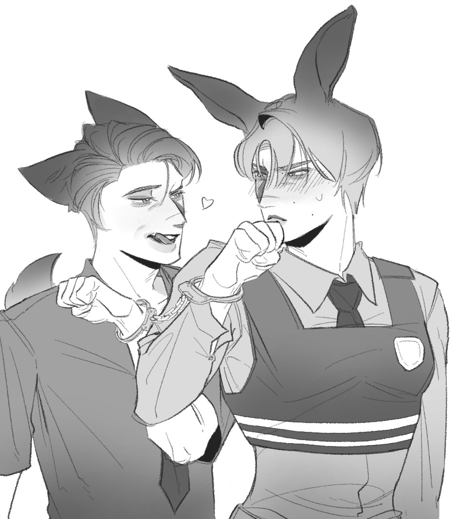 兔子警官要被臭狐狸拐走了
#웡낫