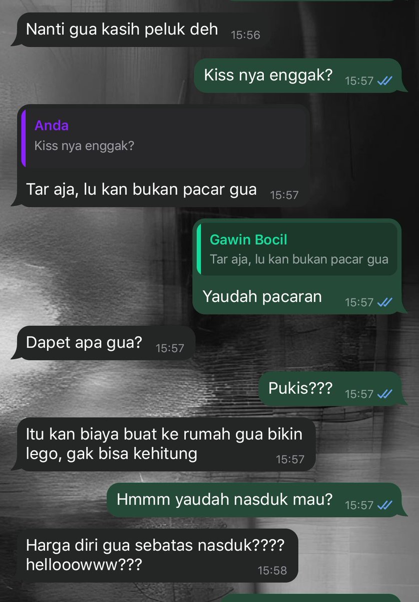 mahaexit's tweet photo. #JossGawin  10 tweets AU 

Gawin emang matre tapi kalau lagi disogok, pakai apa aja pasti mau. https://t.co/YN7nqlZJAy