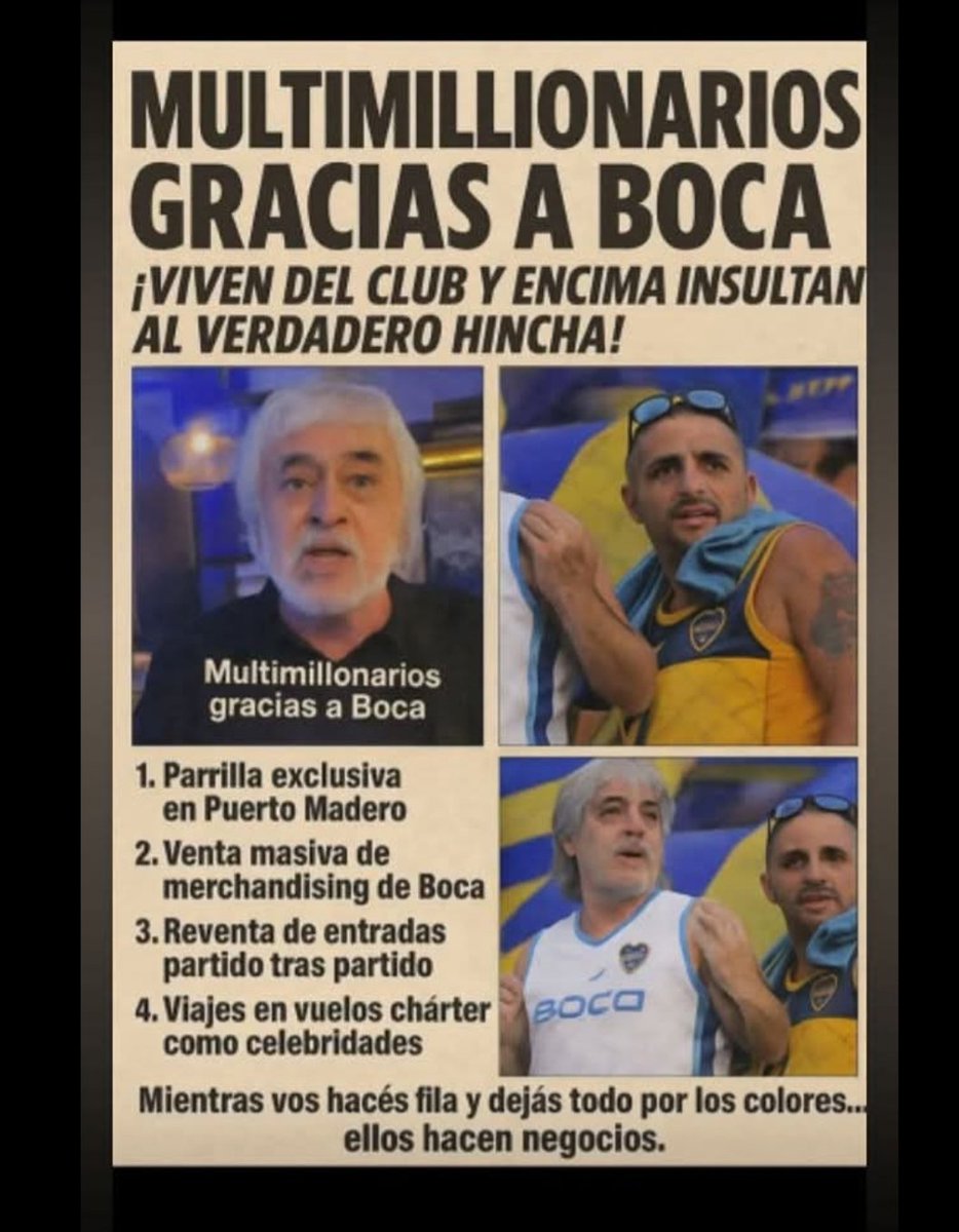 Los que ponen las banderas de "Román ".
La "12 %".