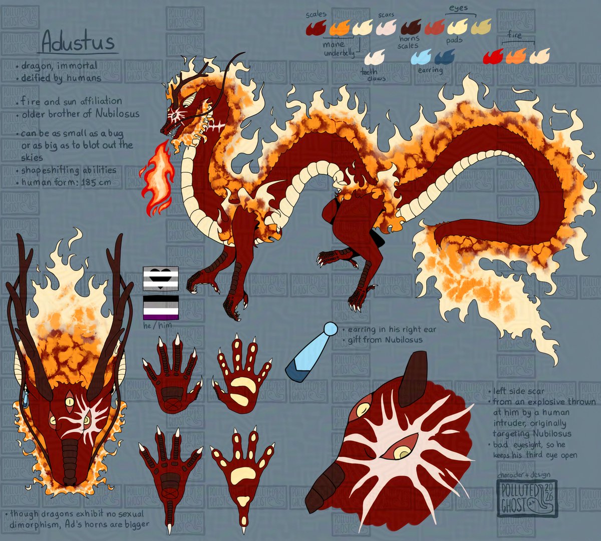 Adustus [: finally finished his true form ref lol
If you remember when I posted Nubi, the blue could dragon, this is his older brother
#dragonoc #dragonart #referencesheet #digitalart #ocart #artwork #originalcharacter #ocart