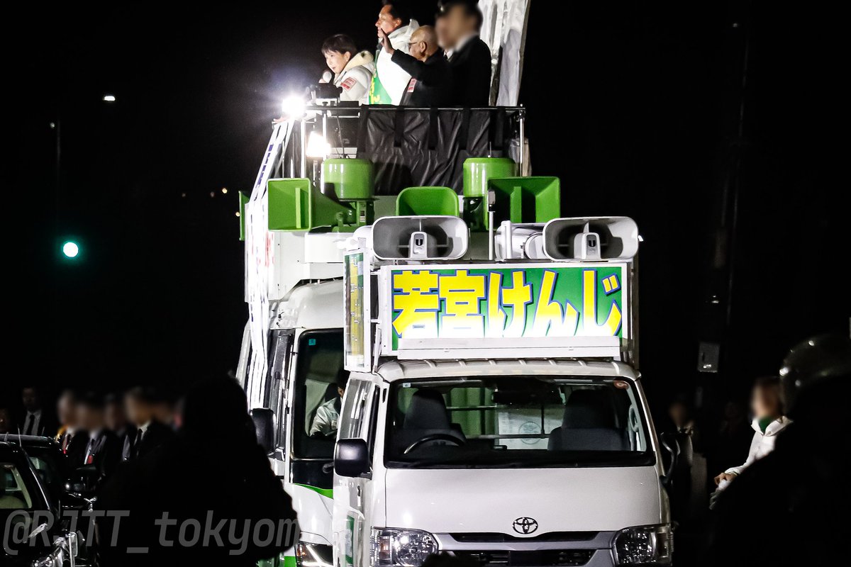 衆議院選挙戦最終日、高市総理は都内を凱旋し演説。センチュリーGZG50