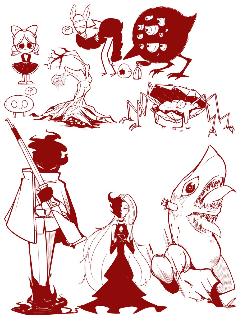 환상체 낙서들..