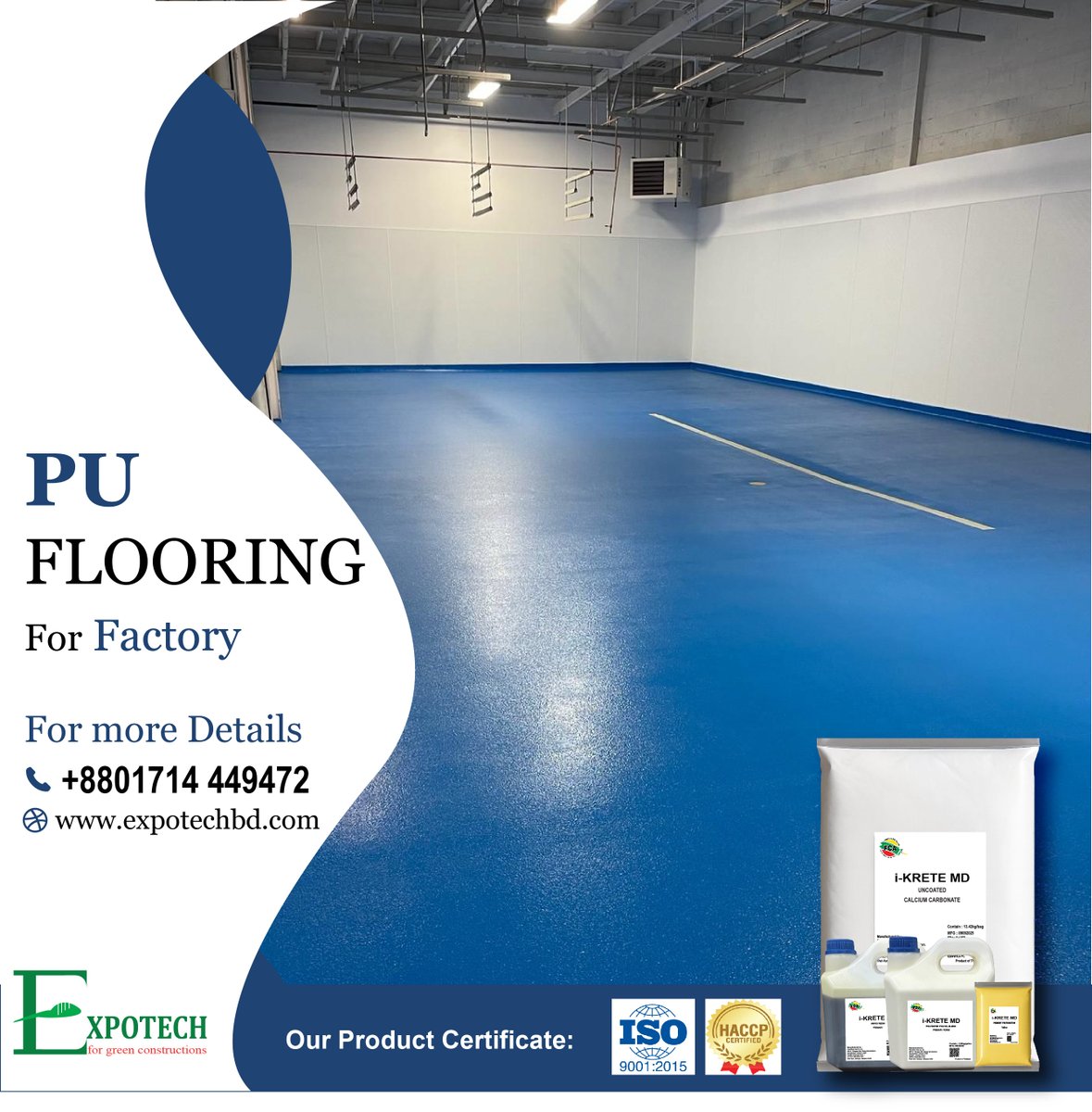 expotechbd's tweet photo. Expotech provides the best PU flooring services in Bangladesh.  If you are interested please feel free to contact us for any inquiries. Phone: 01714449472 https://t.co/c0vBLl1G53 #Epoxy_Flooring, #Self_Leveling_Epoxy_Flooring,  #Epoxy_Car_Parking, #Epoxy_Wall_Coating_and_Paint https://t.co/d2KsizjNOY