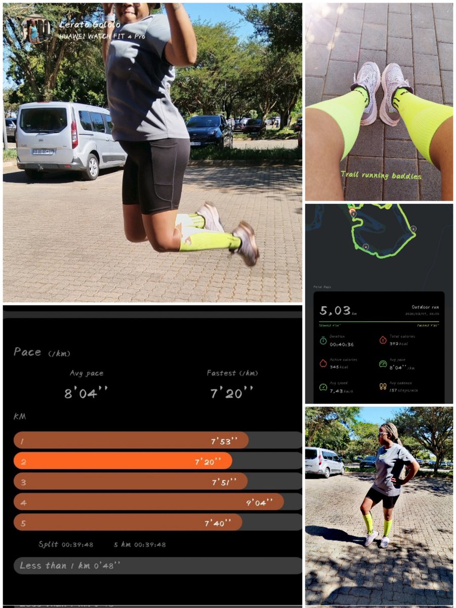 Millyg83's tweet image. Saturdays are for Park runs. Today's heat 🥵🥵 but nevertheless the run happened. Was completed. 
#RunningWithTumiSole 
#Vitality
#FetchYourBody2026