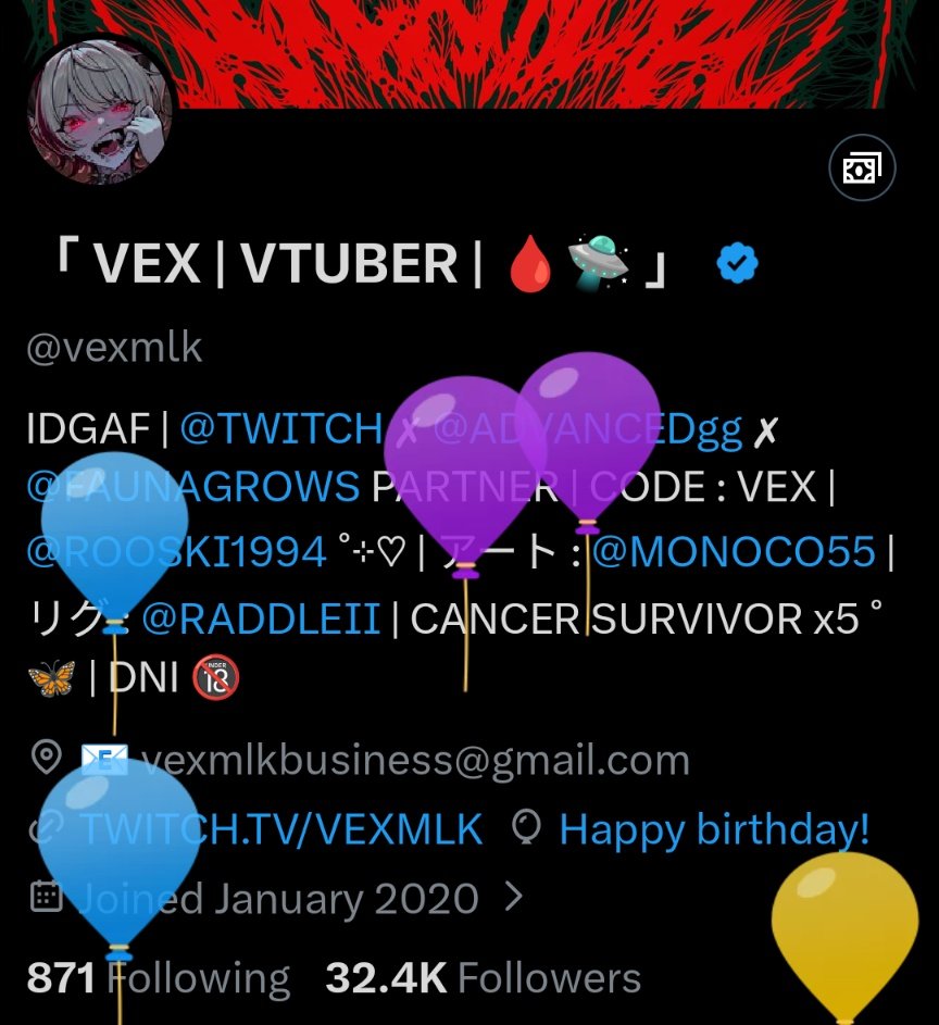 「 VEX | VTUBER | 🩸🛸 」 tweet media