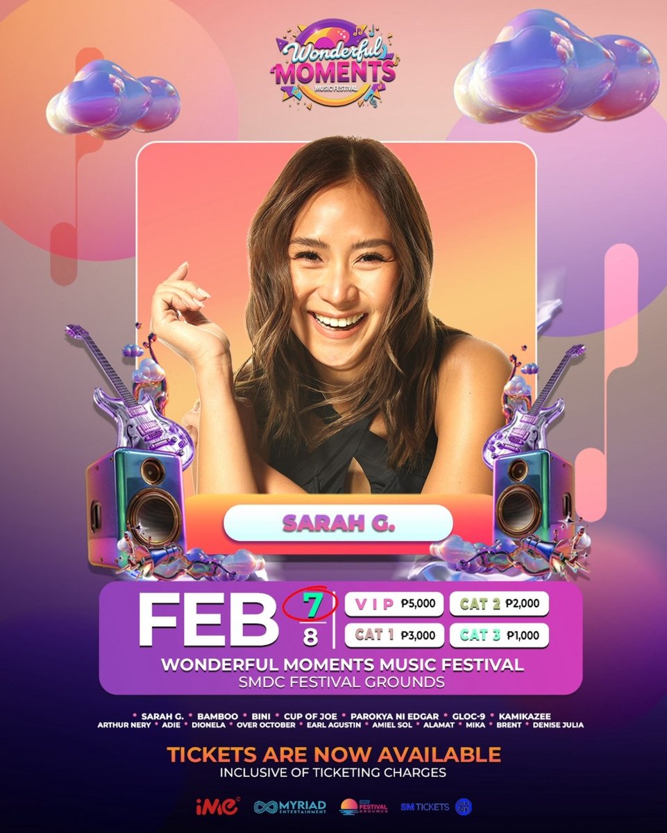 Best of luck Sarah! 

Wonderful Moments with SARAH G
#SarahGeronimo