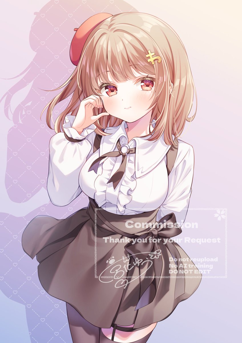「Skebありがとうございました!」|宮花ゆう🌸🐾のイラスト