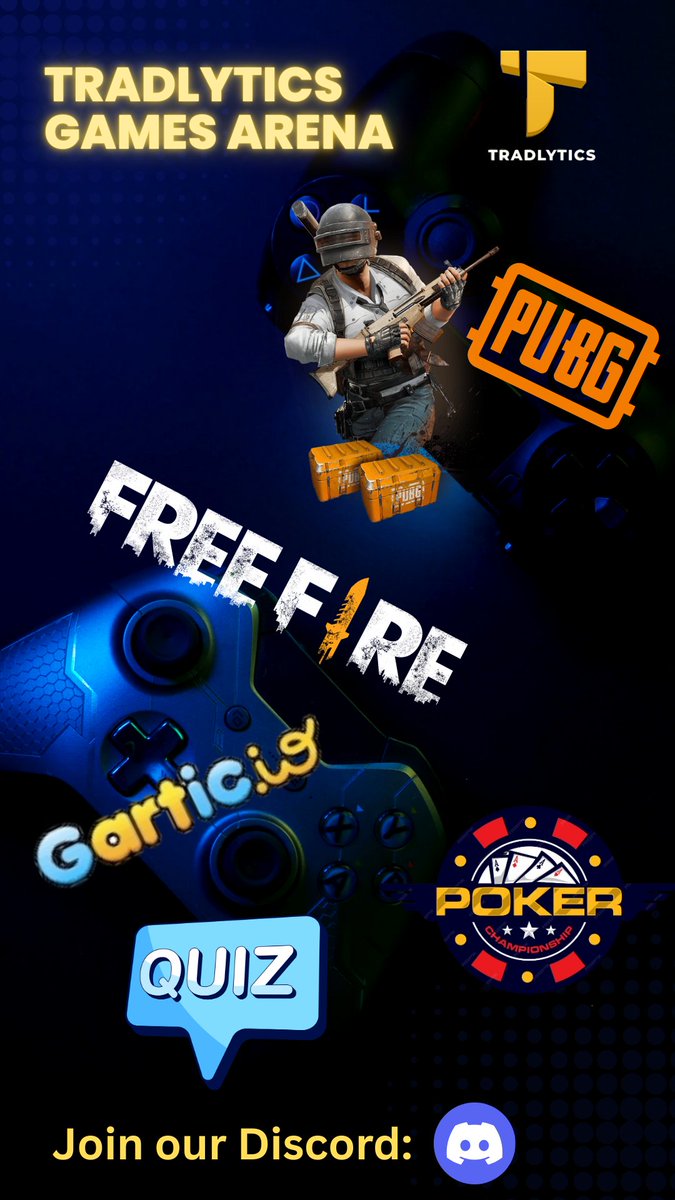 🚨 TRADLYTICS GAMEING ARENA 🚨

Where STRATEGY meets ENTERTAINMENT🎮

The TRADLYTICS Games Arena is LIVE! 🎉

Join exciting games, track performance, and win rewards. 🚀

Join our Discord discord.gg/8NVf7BRAry 

Take part in upcoming tournaments, win games and get rewarded with