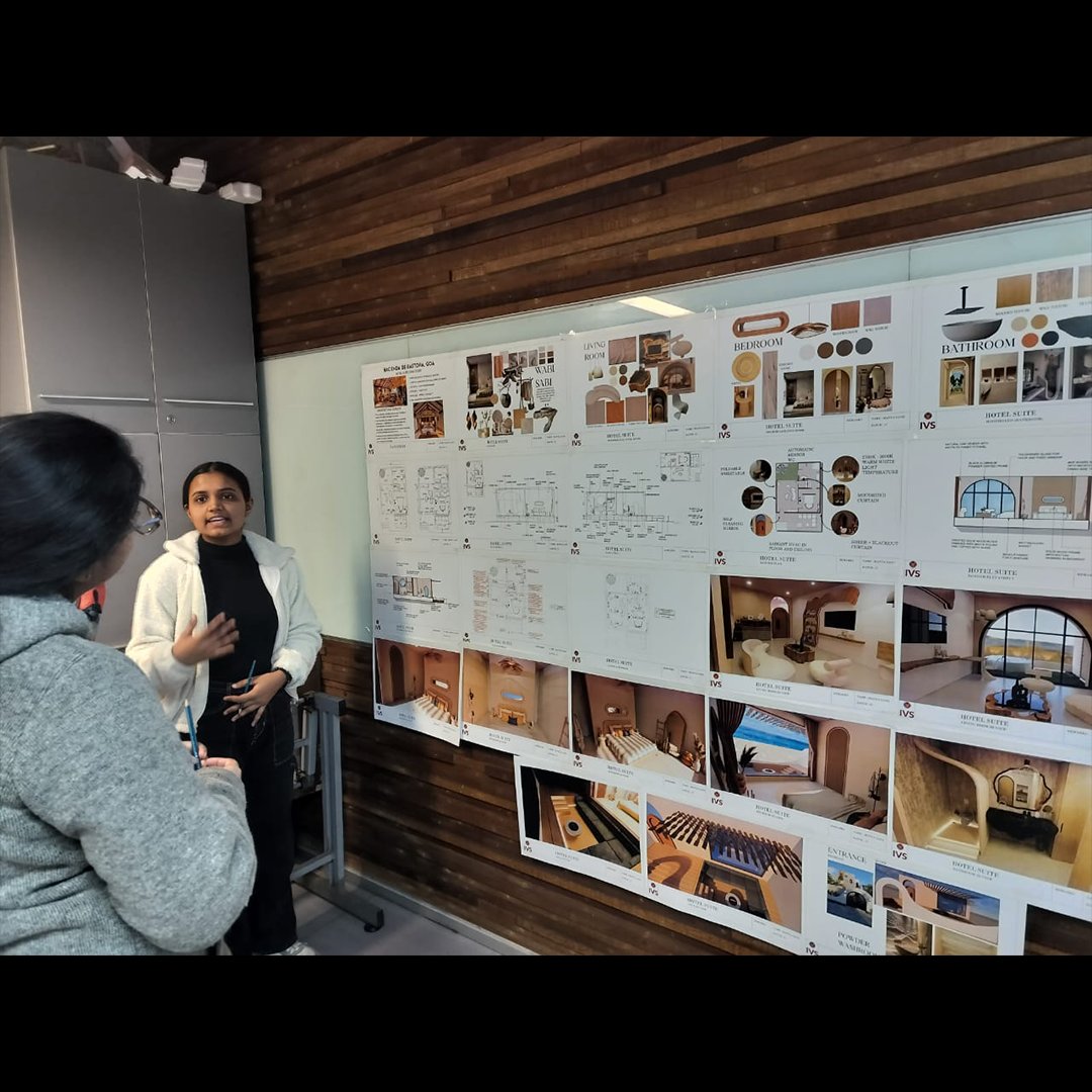 The Hotel Suite Jury offered students a real-world platform to present thoughtful hospitality design concepts—balancing planning, comfort, aesthetics, and functionality. Insightful jury feedback helped bridge ideas with industry practice.

#HotelSuiteJury #HospitalityDesign