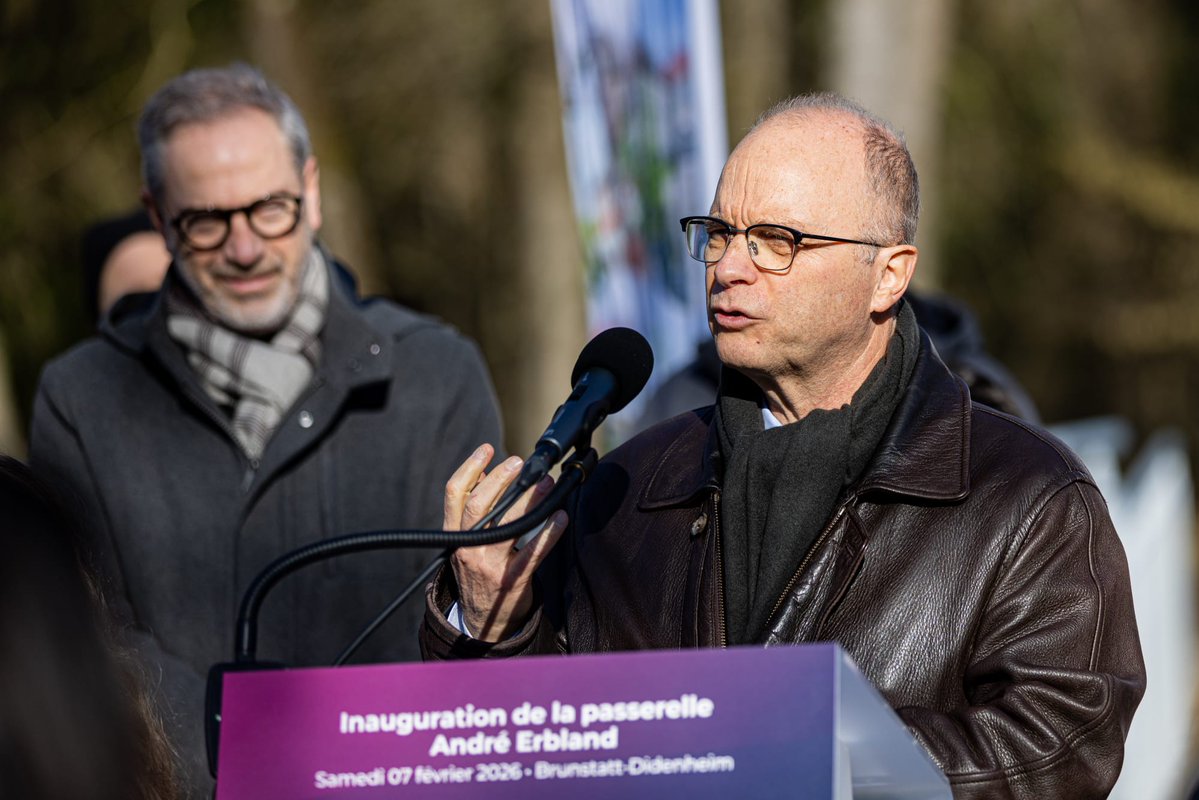 Image de Préfet du Haut-Rhin - #MobilitésDouces 🟩
🚲🚶Ce matin Préfet du Haut-Rhin a inauguré la passerelle cyclo-piétonne André E