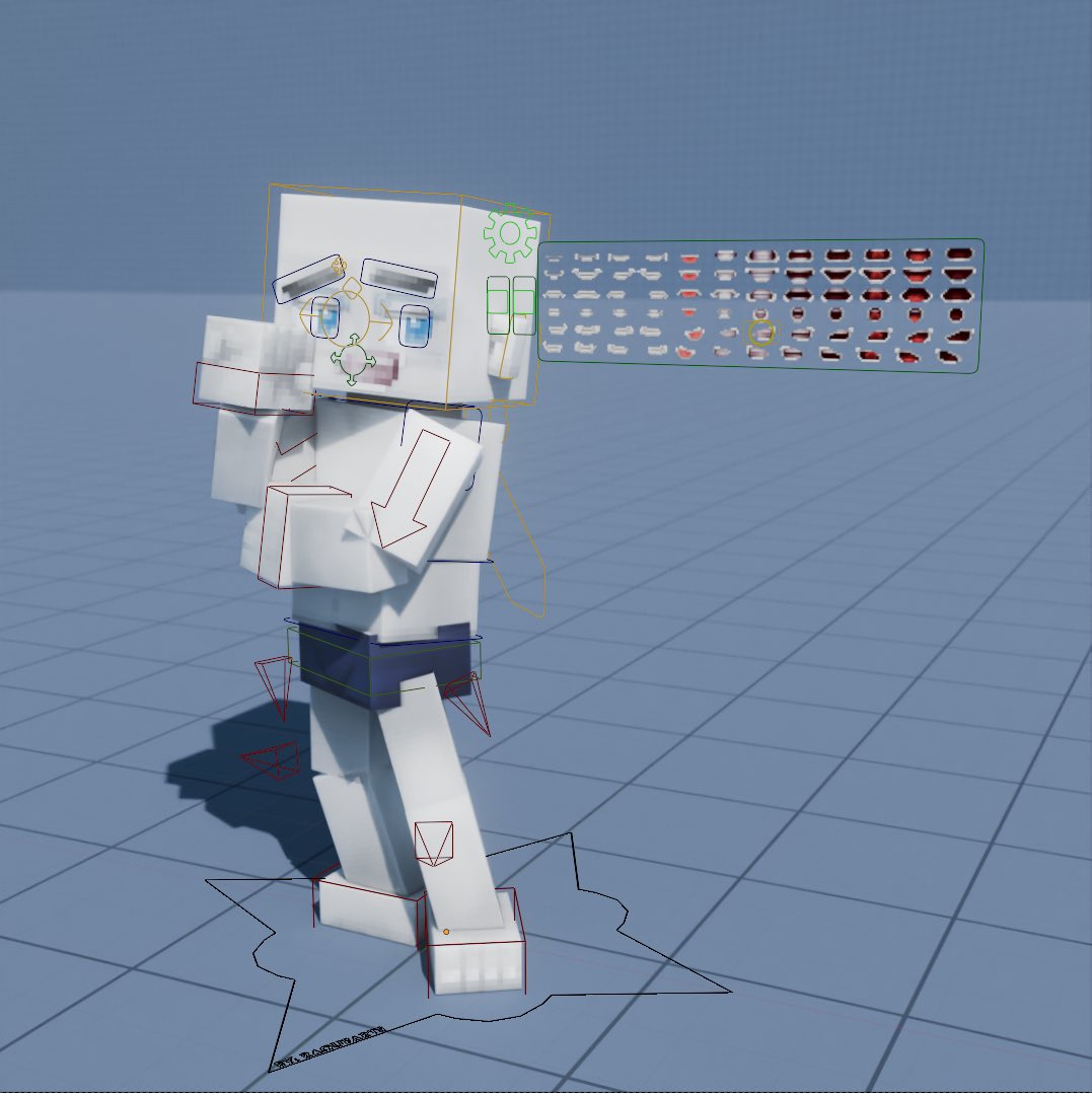 RaoufArts's tweet photo. Working on a hytale Rig for blender with special features ⚙️
@Simon_Hypixel @Hytale https://t.co/pyH4VHwOTa