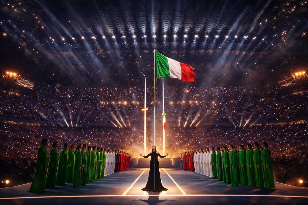 Webgas1's tweet photo. Quando una sola immagine, vale più di mille parole. 
Italians do it better 🇮🇹
#Olimpiadilnvernali2026 #MilanoCortinaOlympics2026 https://t.co/CY8RnT6oTm