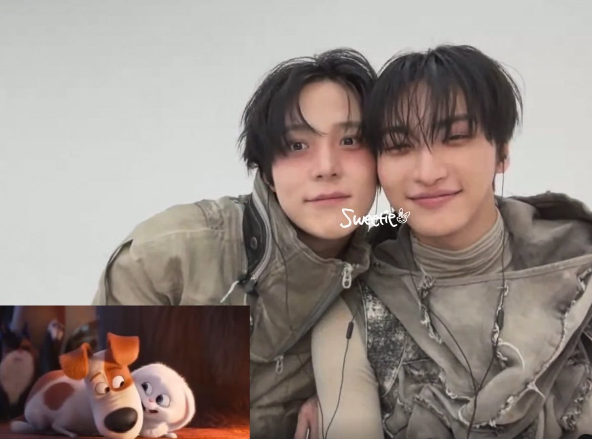 yunhopowerless_'s tweet photo. yunho and seonghwa fancall unit

they’re imitating the dog🐶 and bunny🐰 characters on “The Secret Life of Pets”

THEY LOOK ALIKEE😭🥹 https://t.co/1vTdSvxGS9