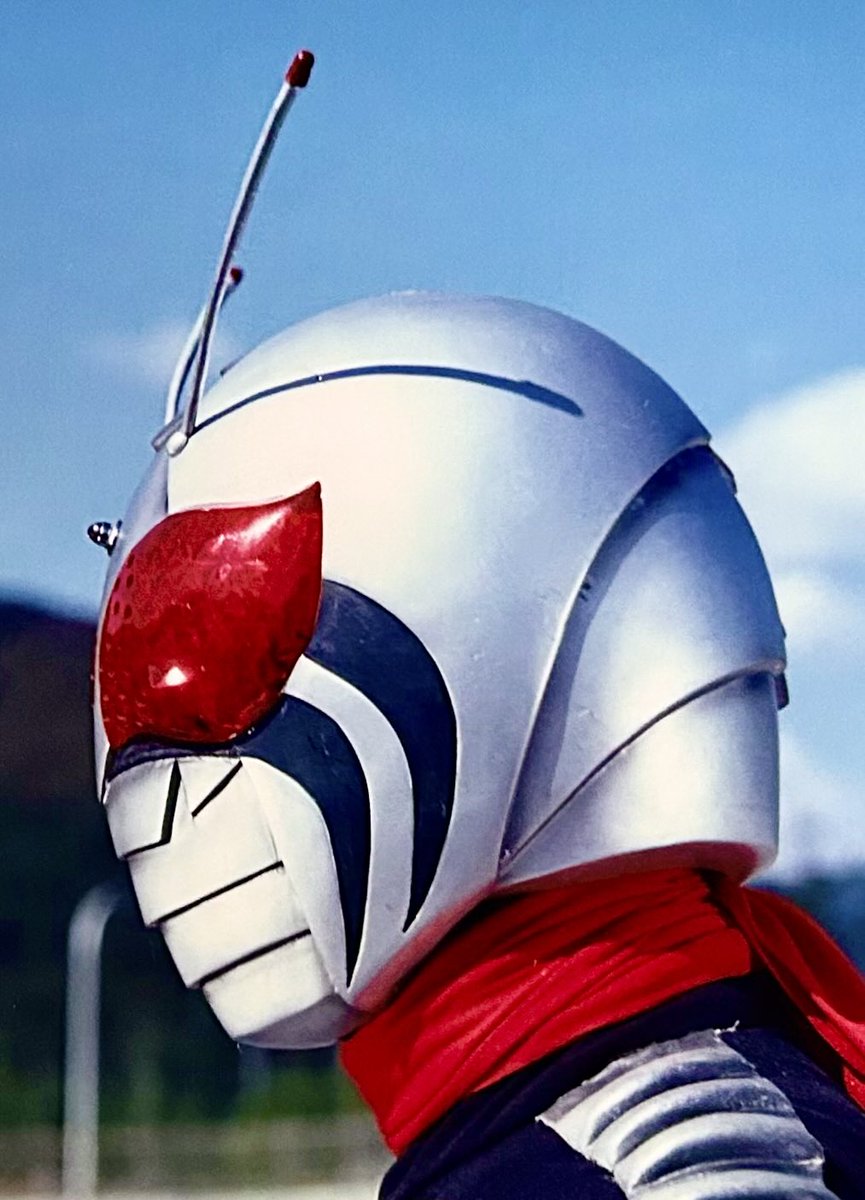 昭和仮面ライダーの顔を楽しむ スーパー1 Bタイプの横顔