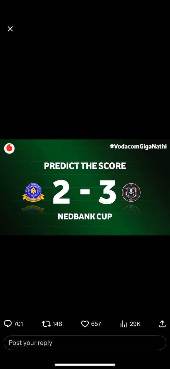 kabelomalefane1's tweet photo. @orlandopirates @Vodacom #VodacomGiganathi
#OrlandoPirates 
#OnceAlways https://t.co/Hmzg5plWJ2