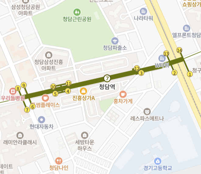 그 중에서도 유달리 표독한 새끼

즈그 집을 역세권으로 만들어달라고 징징거리고 민원을 존나게 넣으니까 걍 공평하게 모두를 역세권으로 만듬

1번출구에서 8번출구까지 도보 15분 걸림