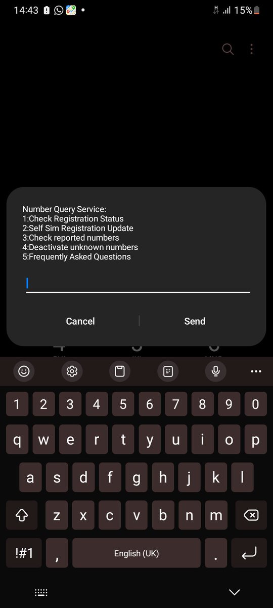 LazorDayo's tweet photo. @Safaricom_Care I I do not see cancel reported number option https://t.co/9OxdiFTnpf