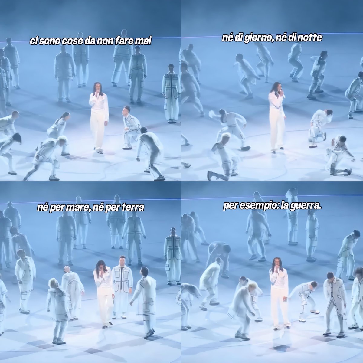 Pensa aver paura di un messaggio simile. 
#Ghali #OlimpiadiInvernali2026 #Olimpiadi