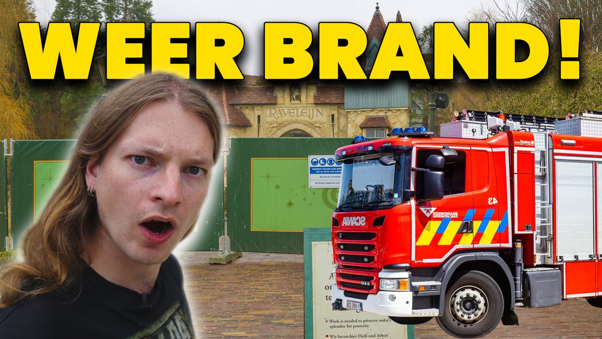 Brand bij werkzaamheden in de Efteling