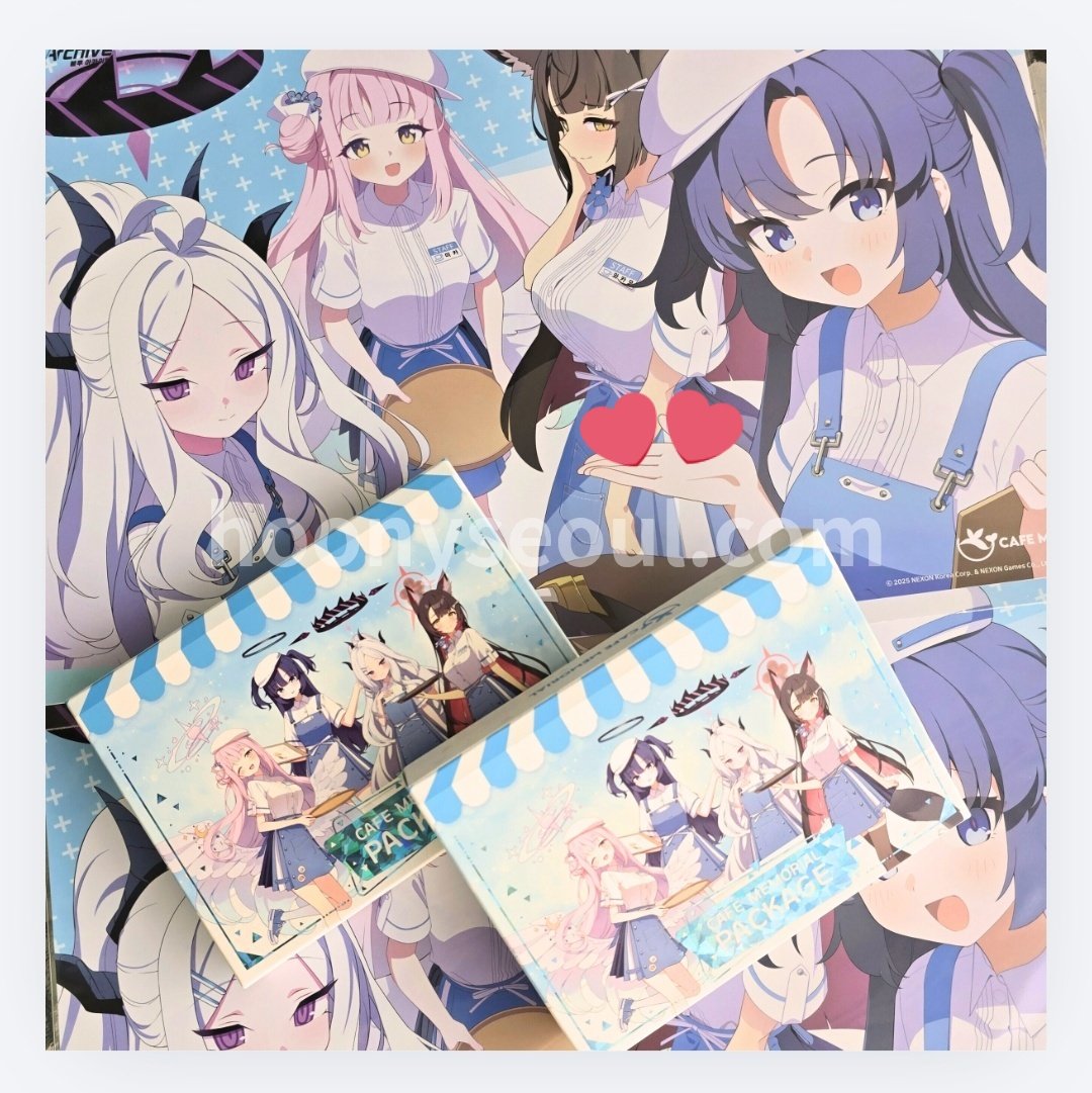 🩵【再開】韓国限定🇰🇷ブルアカ🩵 カフェメモリアルグッズ受付中