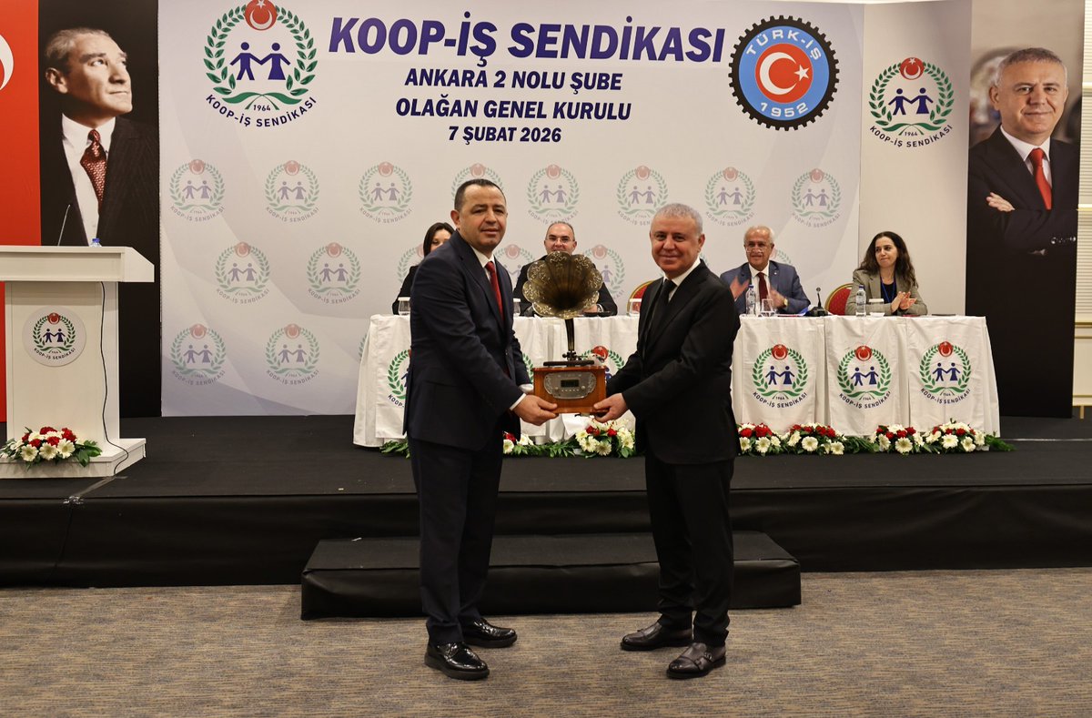 📍Cumhuriyetin kalbi Başkentimizde, Ankara başta olmak üzere Kırıkkale, Çorum, Çankırı ve Kastamonu’dan gelen delegelerimizin katılımıyla Ankara 2 Nolu Şubemizin Olağan Genel Kurulunu güçlü bir birlik, beraberlik ve dayanışma atmosferinde gerçekleştirdik.

📌Genel Kurulun