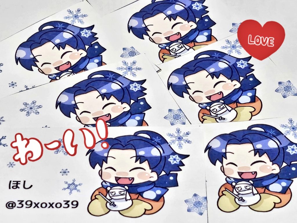 差し入れに貼る天きりちゃん描いたよ～❗ 明日はイベント宜しくお願い