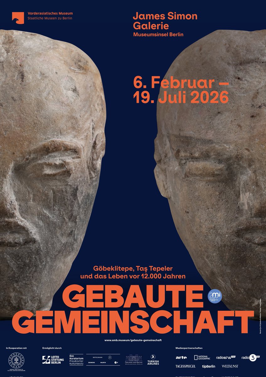 sanliurfaolay's tweet photo. Göbeklitepe Berlin’de: “Toplumun Keşfi” Sergisi 10 Şubat’ta Açılıyor https://t.co/7b1V7muwtB 
#Urfa #Şanlıurfa #Sondakika #deprem @MehmetNuriErsoy #sallandık #Epsteindosyalari #Devletimiz
#Cherif #CüneytÇakır #ŞANLAŞEREFLE57 #SelahattinDemirtaş #Amedspor @haberolay06 https://t.co/fk24nnTyID