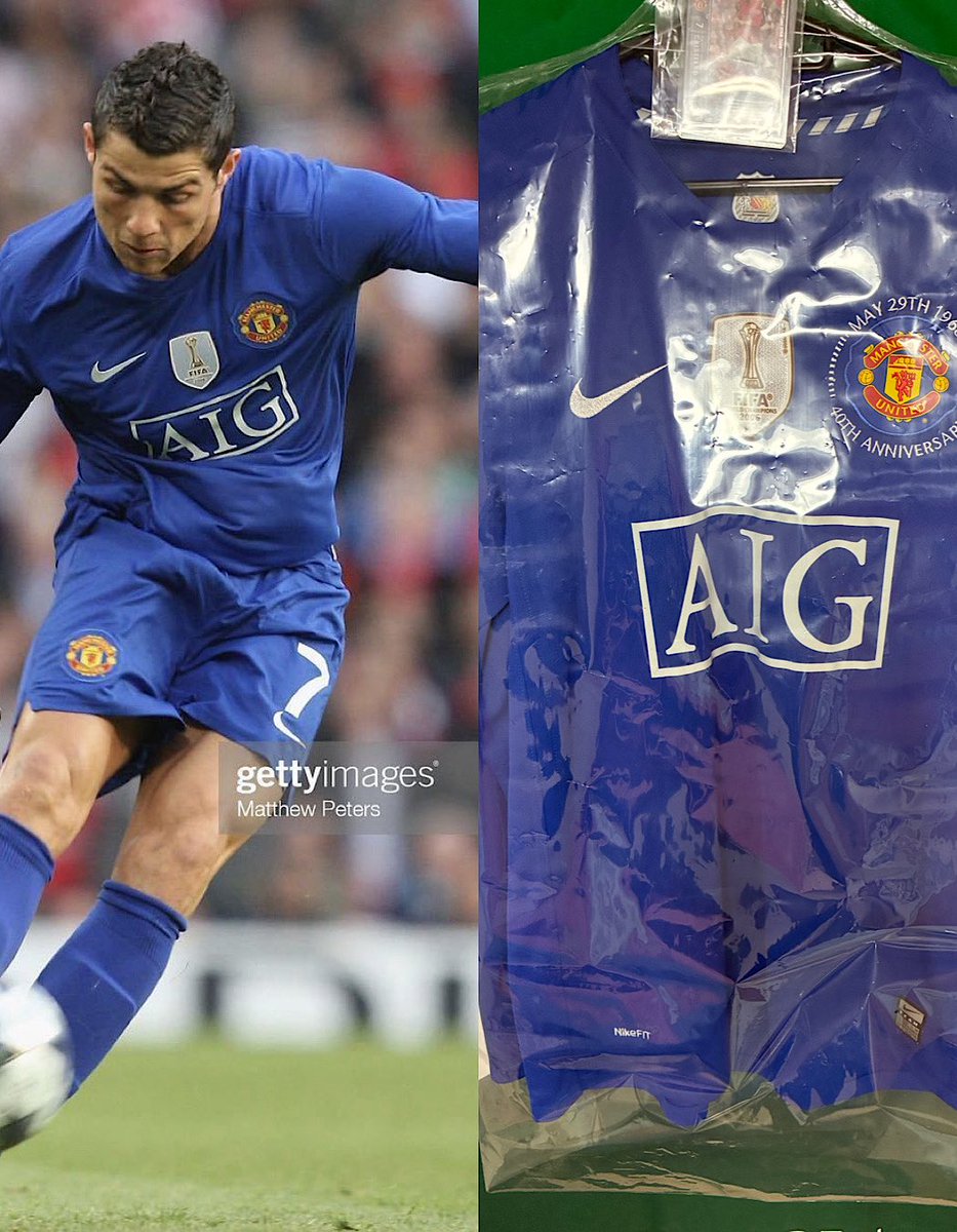 正規品見極め】マンチェスターユナイテッド08-09(2rd)です⚽️ 写真①