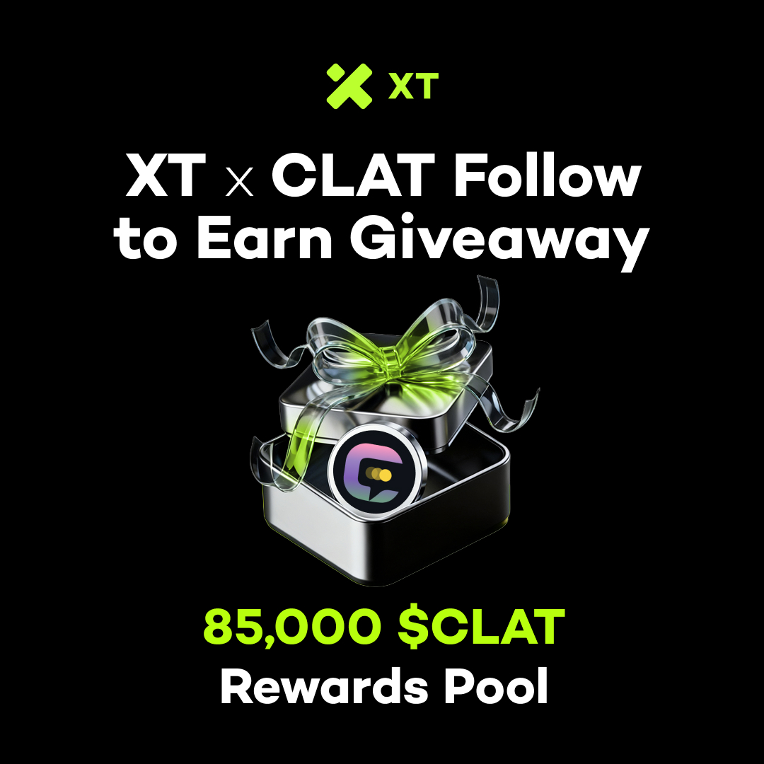 🎉 XT × CLAT Follow to Earn Giveaway is Live!

💰 85,000 $CLAT Rewards Pool

👉 Follow <a href="/XTexchange/">XT Exchange 🚀</a> &amp; <a href="/chatllat/">Chatllat</a>
👉 Like, RT &amp; tag 3 friends
👉 Comment proof &amp; Leave your XT UID

Trade NOW ⤵️
xt.com/en/trade/clat_…

Join now and don’t miss out 🚀 #XT #Airdrop #Givaway #CLAT