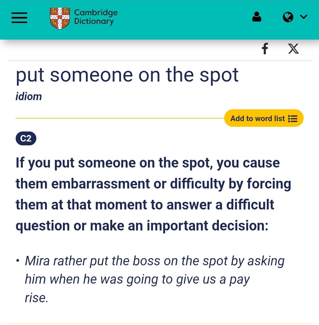 AngkrizAcademy's tweet image. เรียนสำนวนระดับ C2 วันนี้

ถ้าแปลเป็นไทย มันจะแปลยังไงดี?

#angkriz