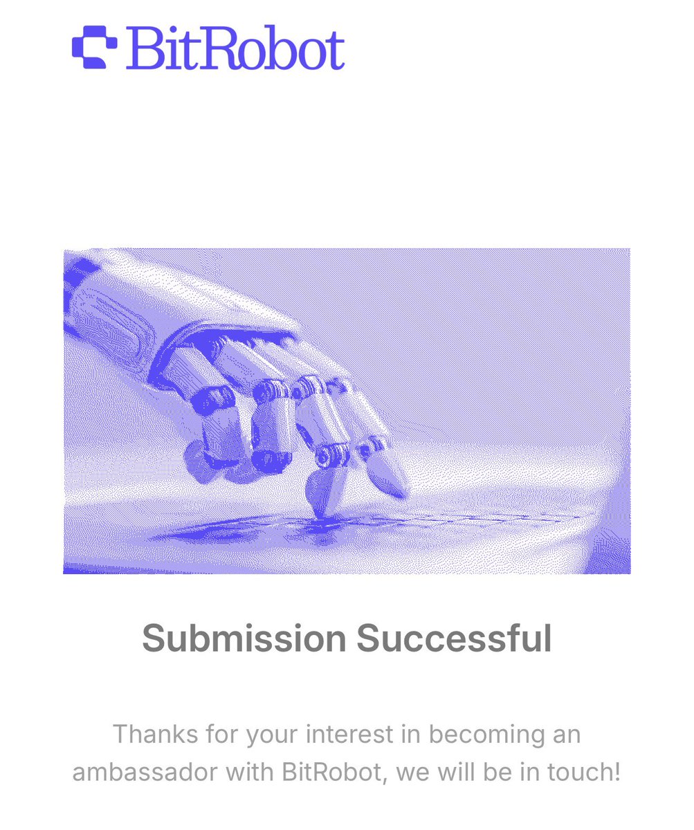 ambassador opportunity - apply now

link to apply
app.youform.com/forms/omzetnvh

the <a href="/BitRobotNetwork/">BitRobot Network</a> perks are shown on the second image

goodluck